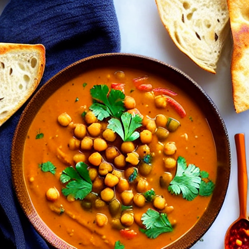 Spicy Chickpea Soup
