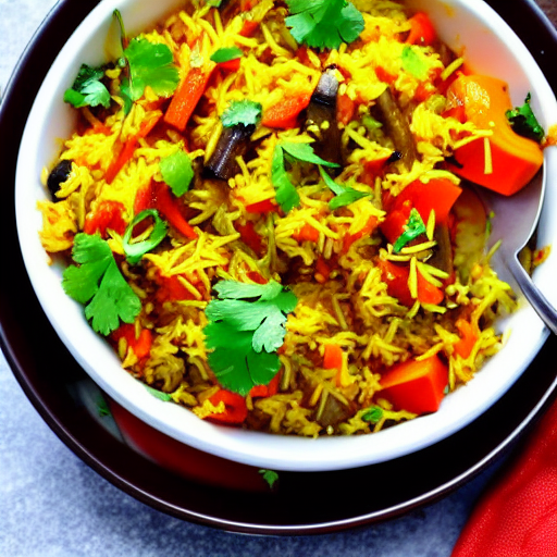 Vegetable Pulao Bowl