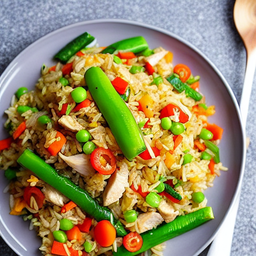 Halal Chicken Fried Rice