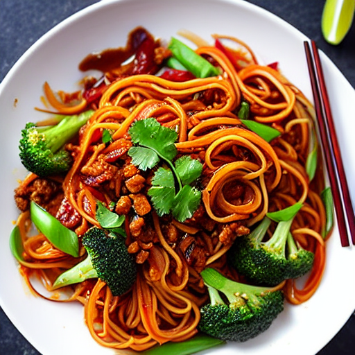 Paleo Szechuan Noodles