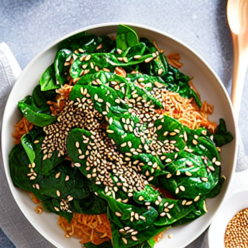 Korean Sesame Spinach