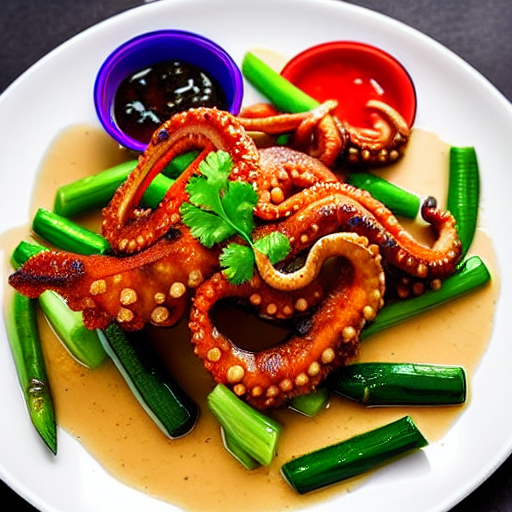 Wok-Fried Octopus
