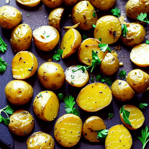 Roasted Garlic and Herb Potatoes