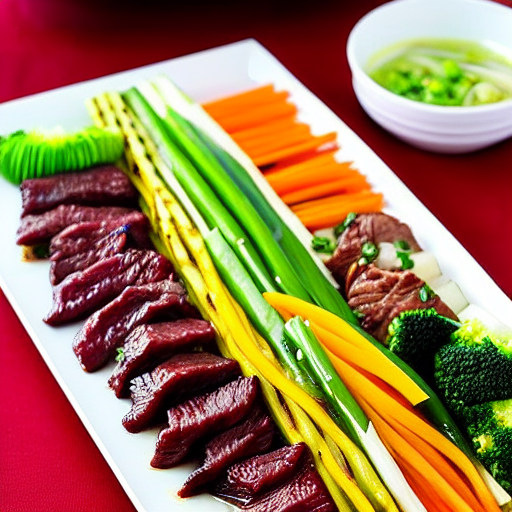 Korean BBQ Vegetable Platter