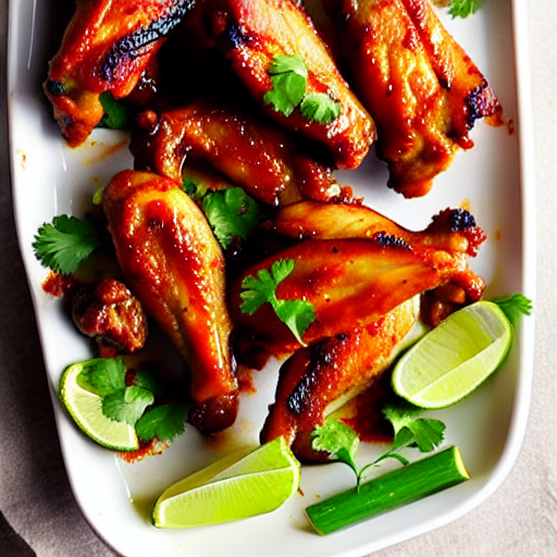 Baked Thai Chicken Wings