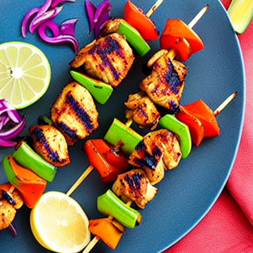 Moroccan Chicken Skewers