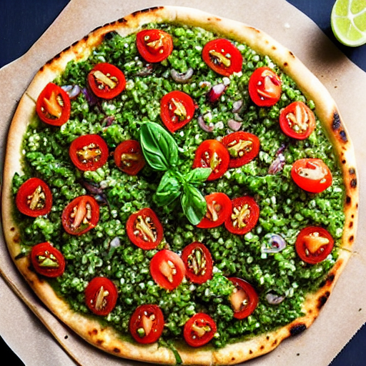 Tabbouleh Pizza