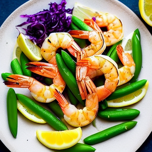 Lemon Garlic Prawns
