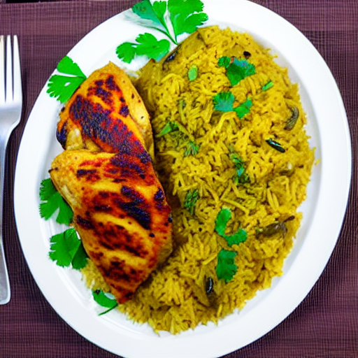 Methi Chicken Rice