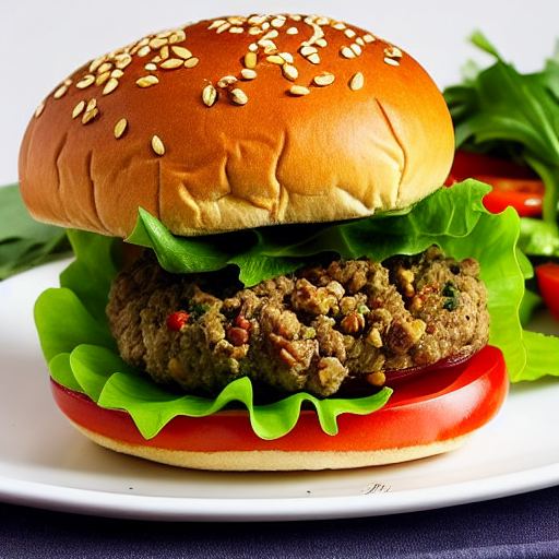 Fıstıklı Köfte Burger