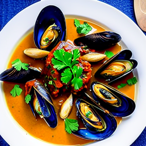 Moules à la Marocaine