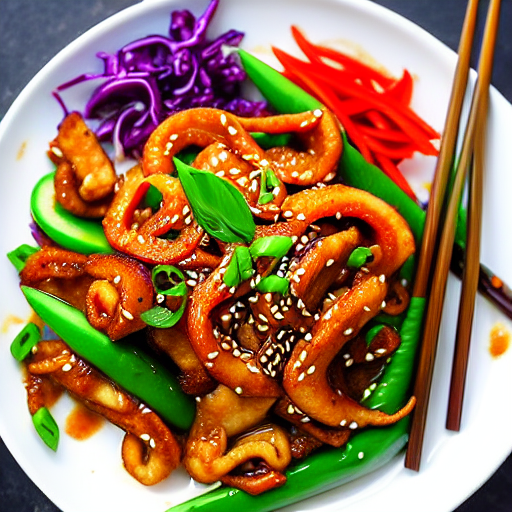 Keto Spicy Squid Stir-fry