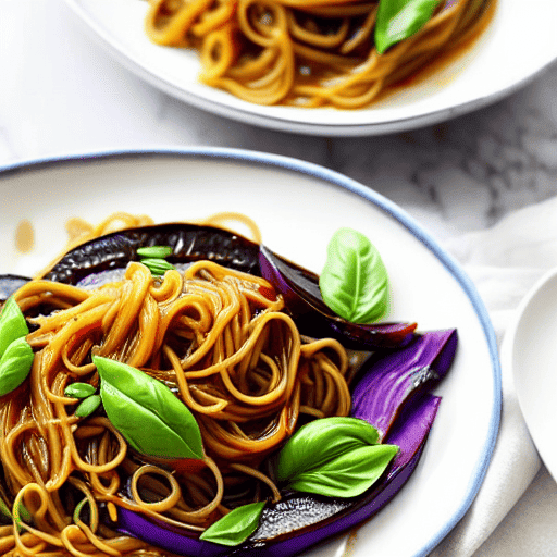 Eggplant Noodle Miso