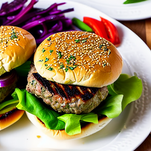 Mediterranean Lamb Burger