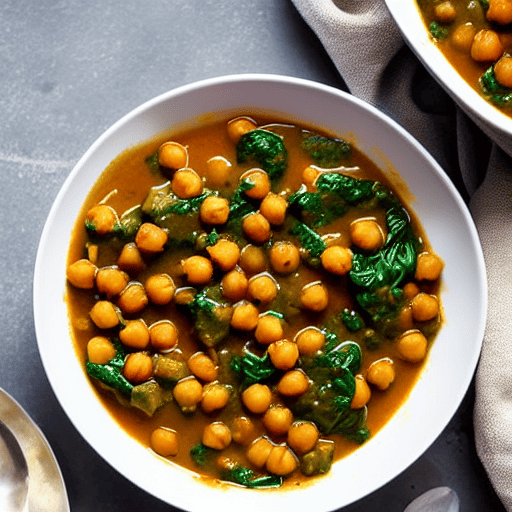 Chickpea and Spinach Stew