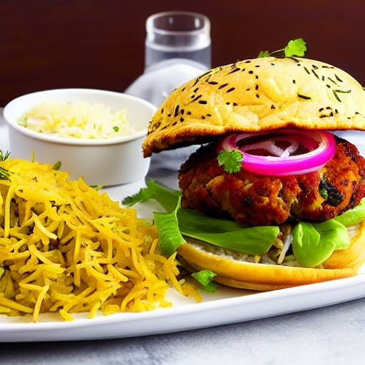 Biryani Burger