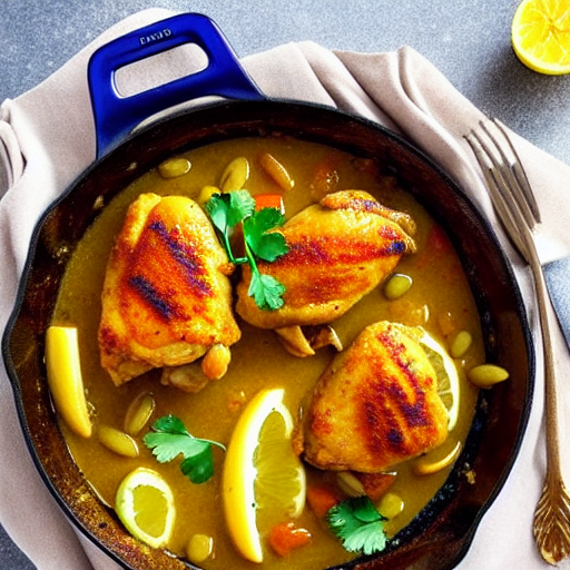 Tagine de Poulet au Citron