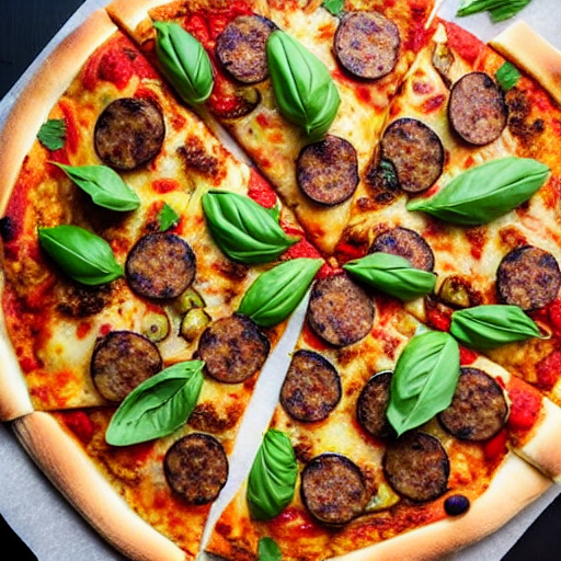 Spicy Thai Sausage Pizza