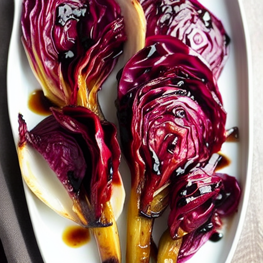 Grilled Radicchio with Balsamic