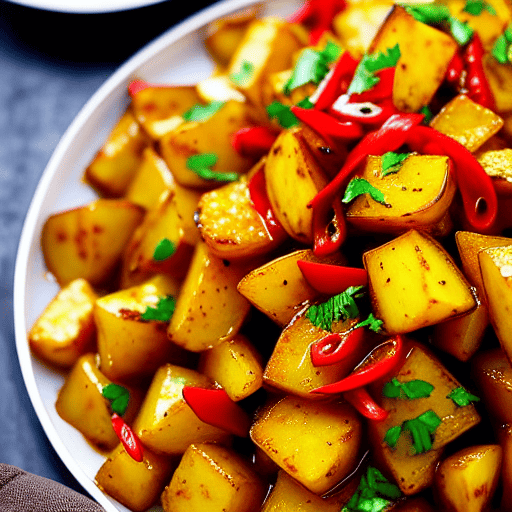 Sichuan Spicy Potatoes