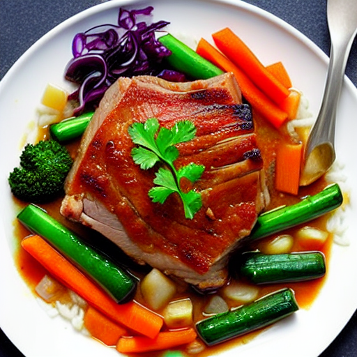 Braised Pork with Preserved Vegetables