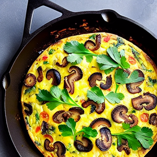 Foraged Mushroom Frittata