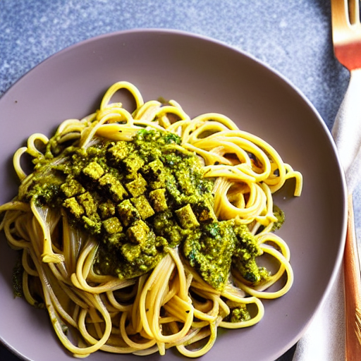 Tofu Pesto Pasta