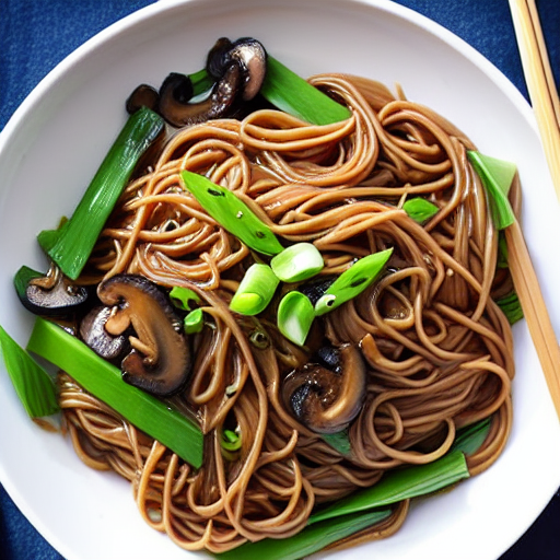Mushroom Soba