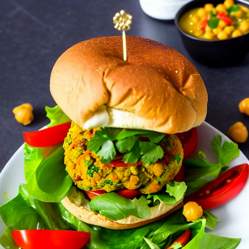 Chickpea Salad Burger