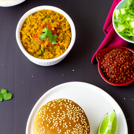 Daal Chawal Burger
