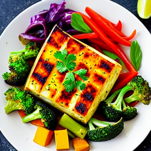 Baked Tofu and Veggies