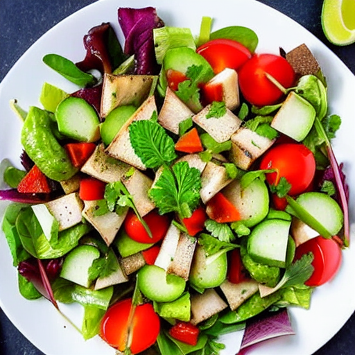 Fattoush Salad (Keto)