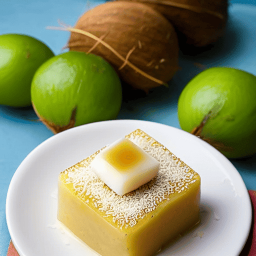 Coconut Sticky Rice Cake