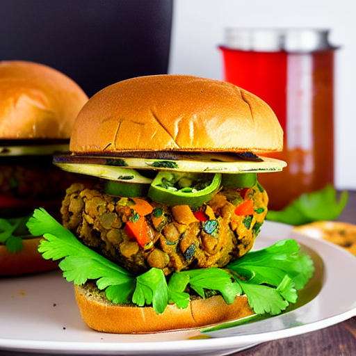 Spicy Lentil Burger