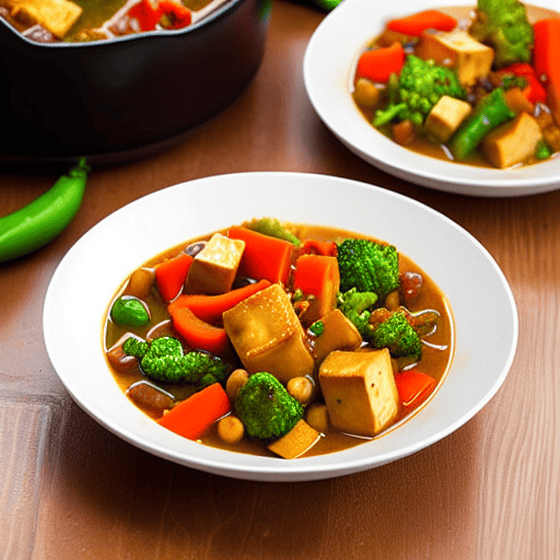 Tofu and Vegetable Stew