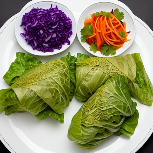Cabbage Rice Wraps