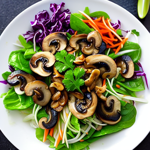 Korean Mushroom Salad