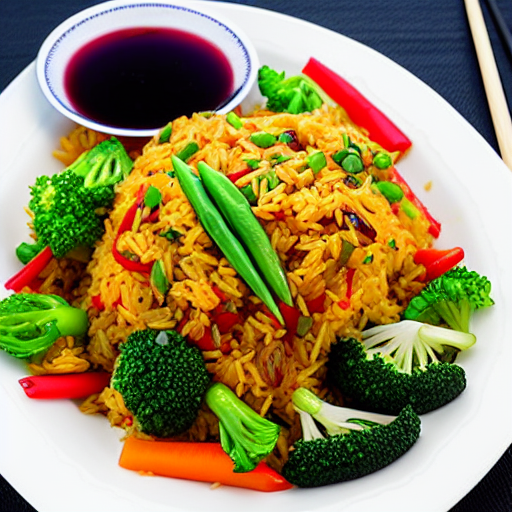 Cantonese Vegetable Rice