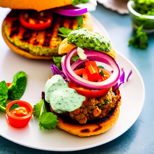 Vegan Tandoori Burger