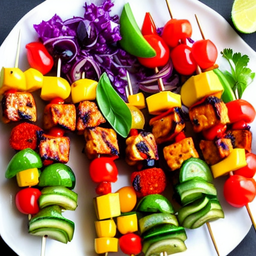 Vegan Antipasto Skewers