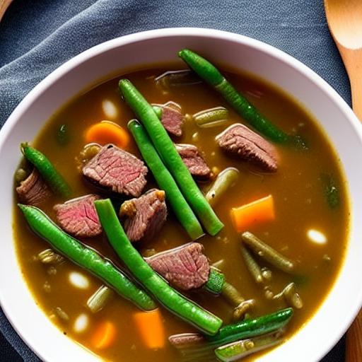 Beef and Green Bean Soup