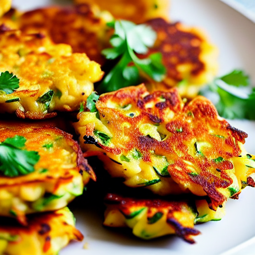 Zucchini and Cheese Fritters