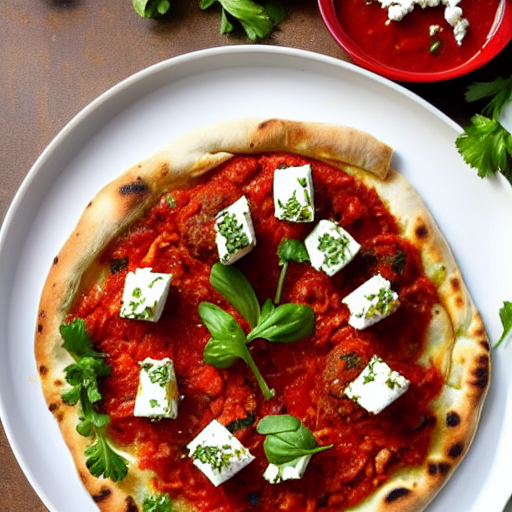 Gluten-Free Keftedes Pizza