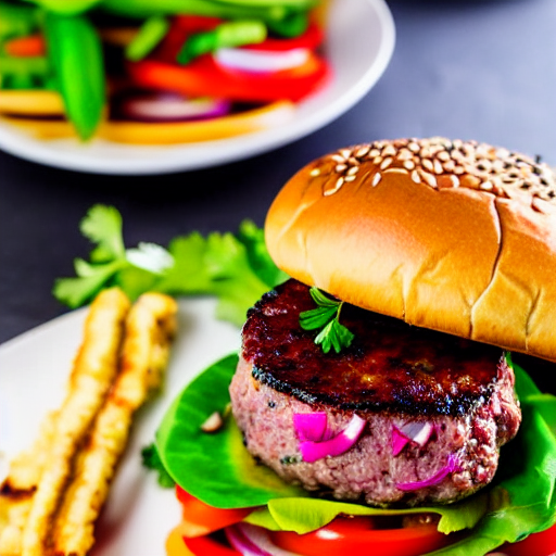 Merguez Lamb Burger