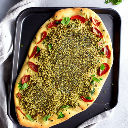 Keto Zaatar Bread