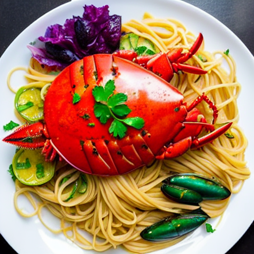 Lobster with Pasta