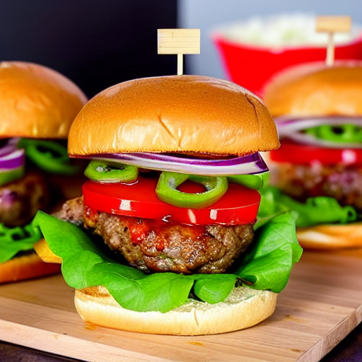 Spicy Pork Burger