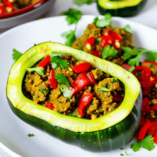 Keto Stuffed Zucchini