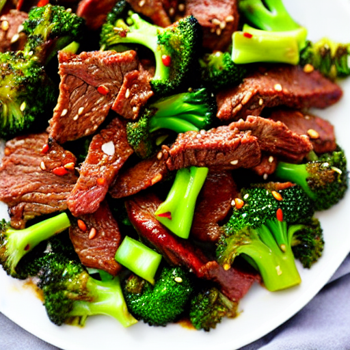 Spicy Garlic Beef and Broccoli