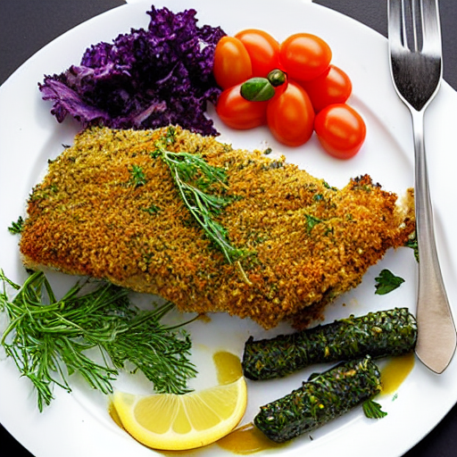 Baked Herb Crusted Fish